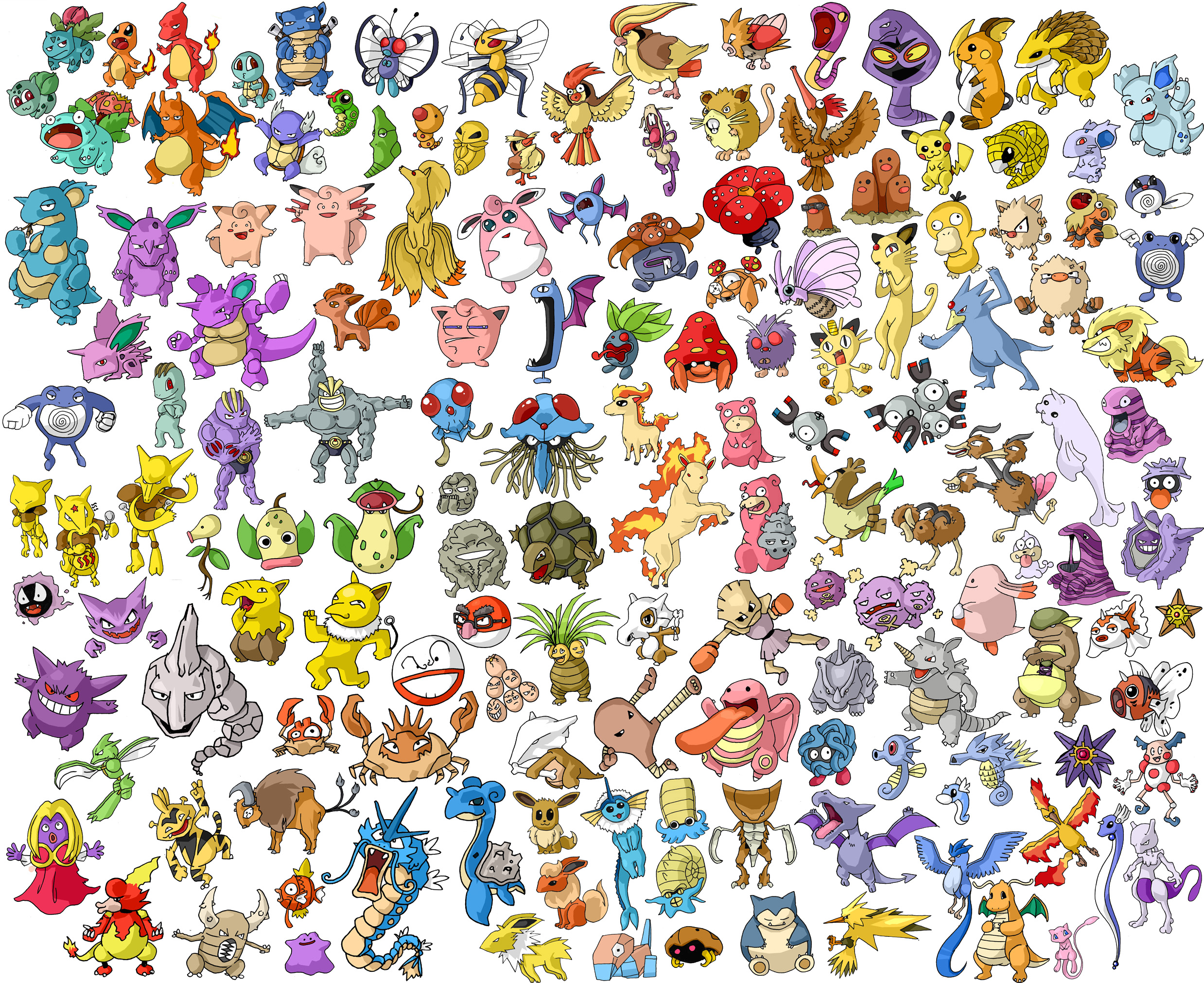 Generation one pokemon